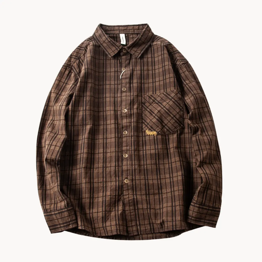 Brushed Flannel Button-Down - Shirt CAAYWORLD