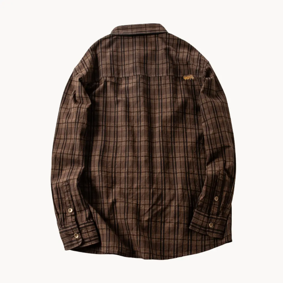 Brushed Flannel Button-Down - Shirt CAAYWORLD