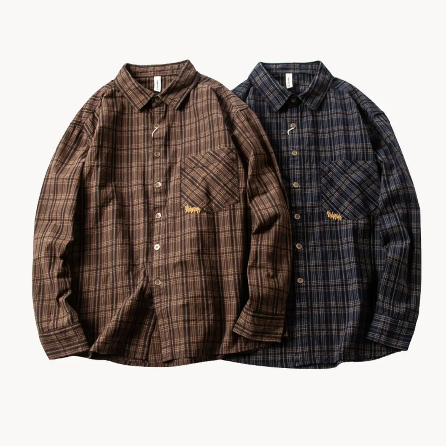 Brushed Flannel Button-Down - Shirt CAAYWORLD