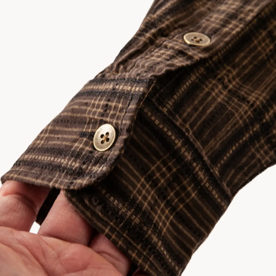 Brushed Flannel Button-Down - Shirt CAAYWORLD