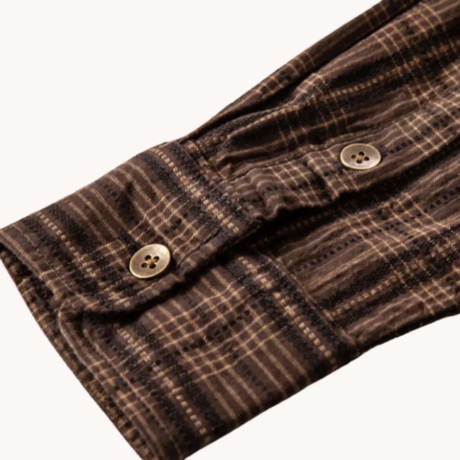 Brushed Flannel Button-Down - Shirt CAAYWORLD