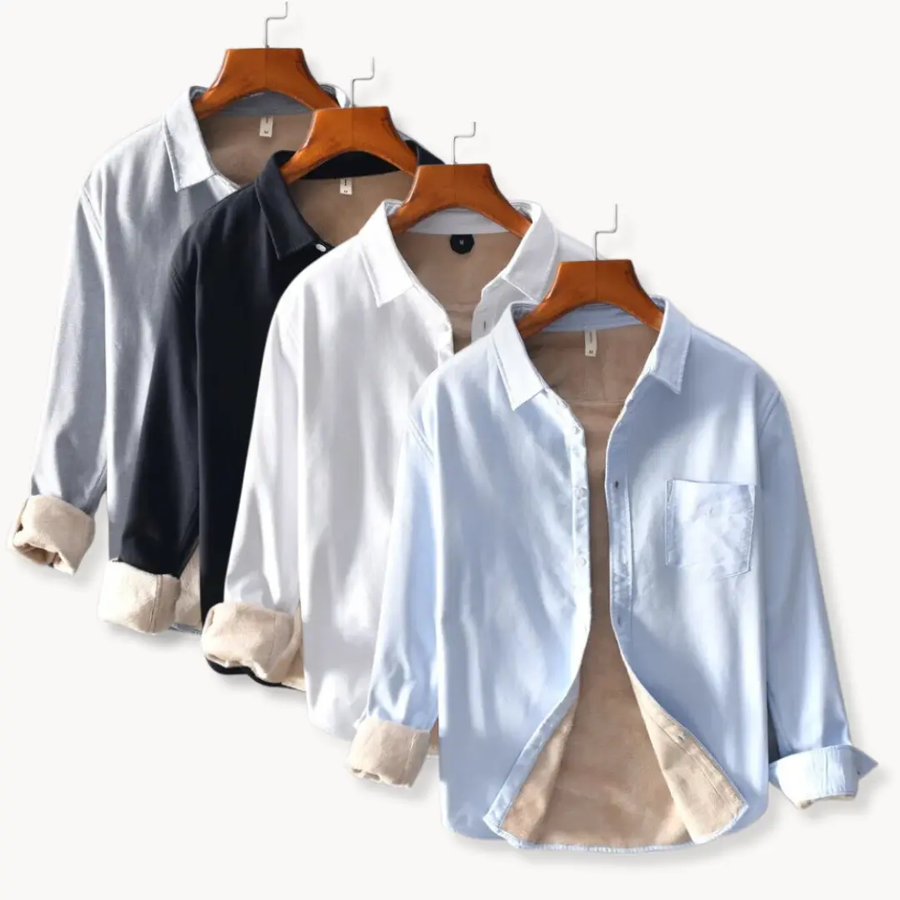 Brushed Flannel Button-Up - Shirt CAAYWORLD