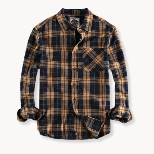 Brushed Flannel Long Sleeve - Shirt CAAYWORLD