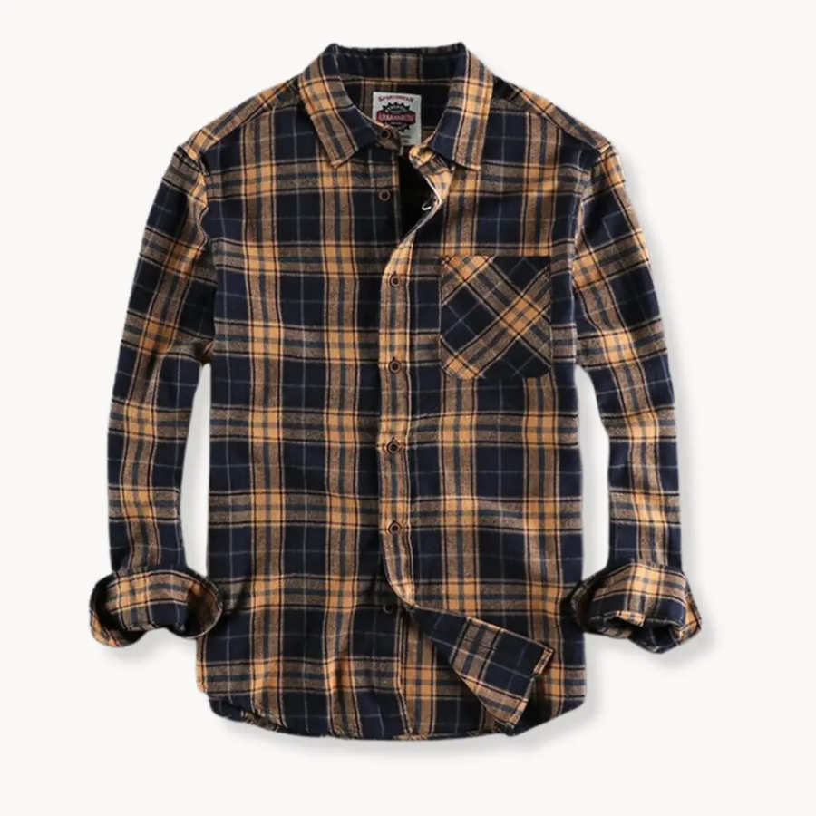 Brushed Flannel Long Sleeve - Shirt CAAYWORLD