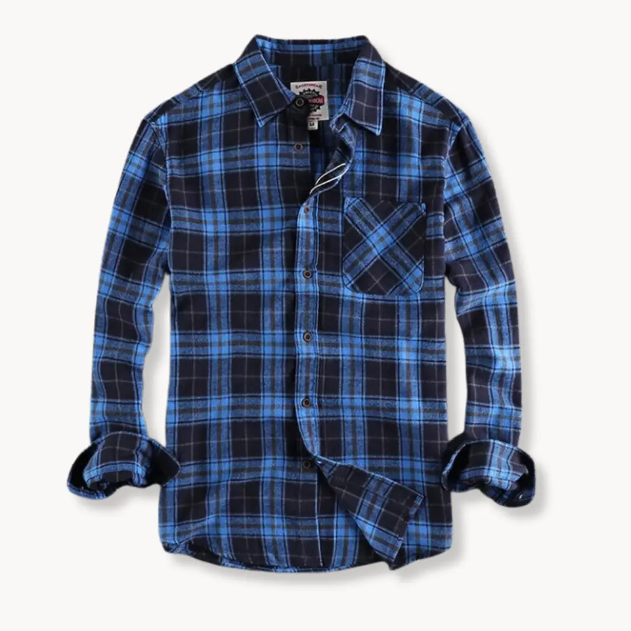 Brushed Flannel Long Sleeve - Shirt CAAYWORLD