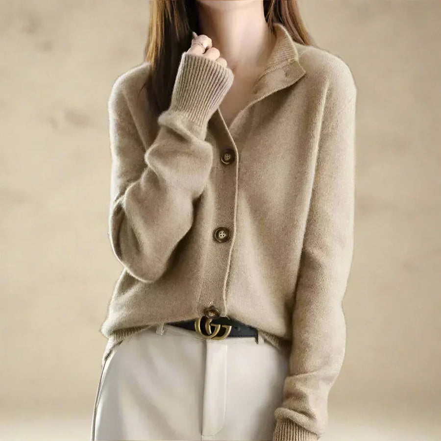 Button Front Knit - Cardigan CAAYWORLD