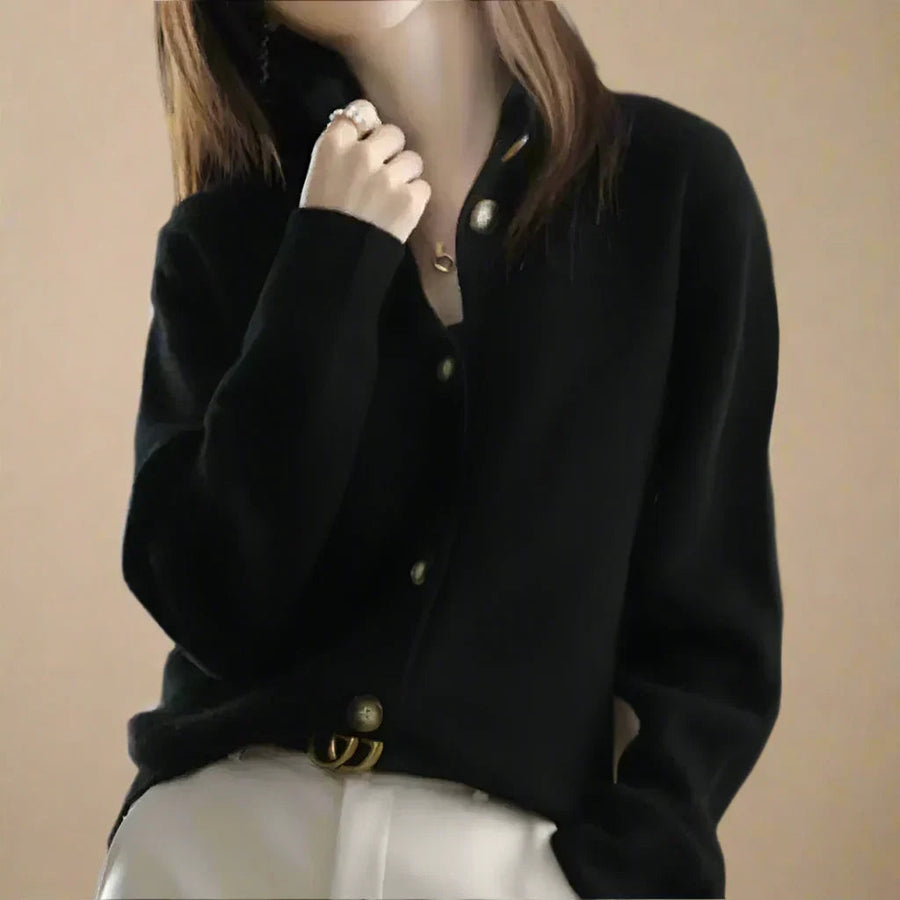 Button Front Knit - Cardigan CAAYWORLD