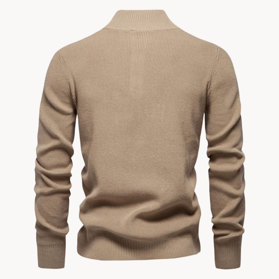 Button Mock Neck - Sweater CAAYWORLD MEN