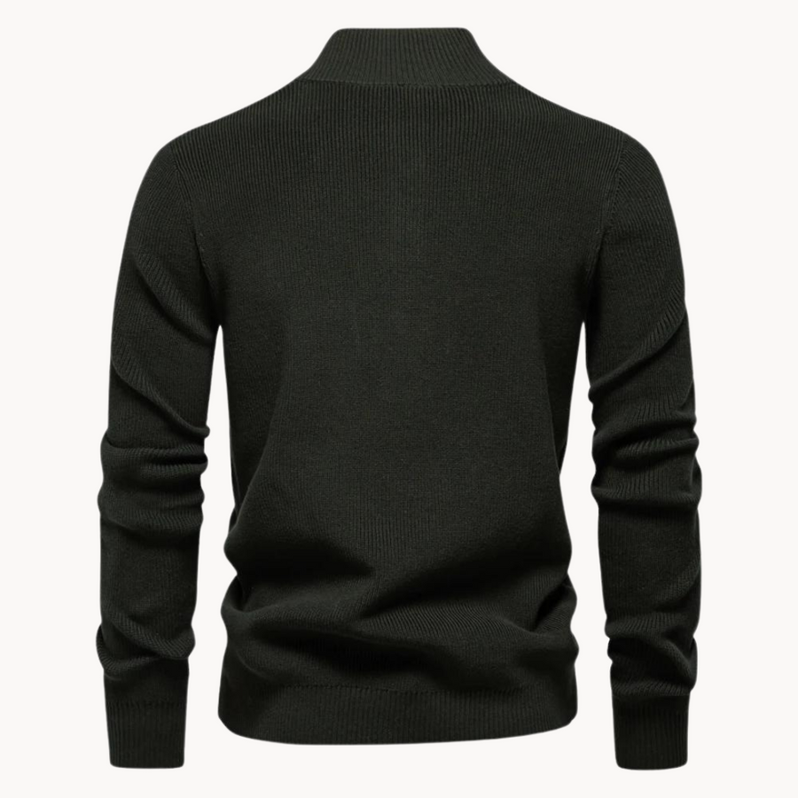 Button Mock Neck - Sweater CAAYWORLD MEN