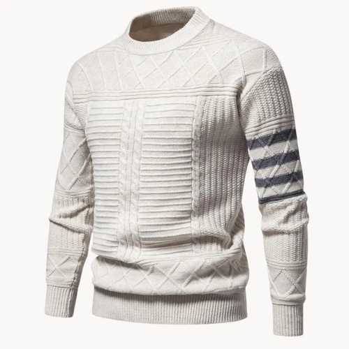 Cable Knit Crewneck - Sweater CAAYWORLD