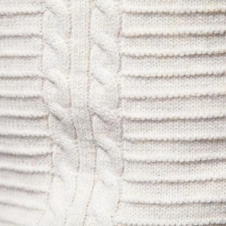 Cable Knit Crewneck - Sweater CAAYWORLD