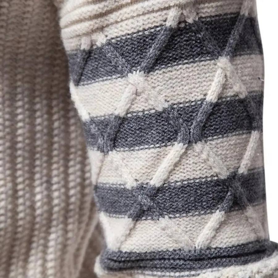 Cable Knit Crewneck - Sweater CAAYWORLD