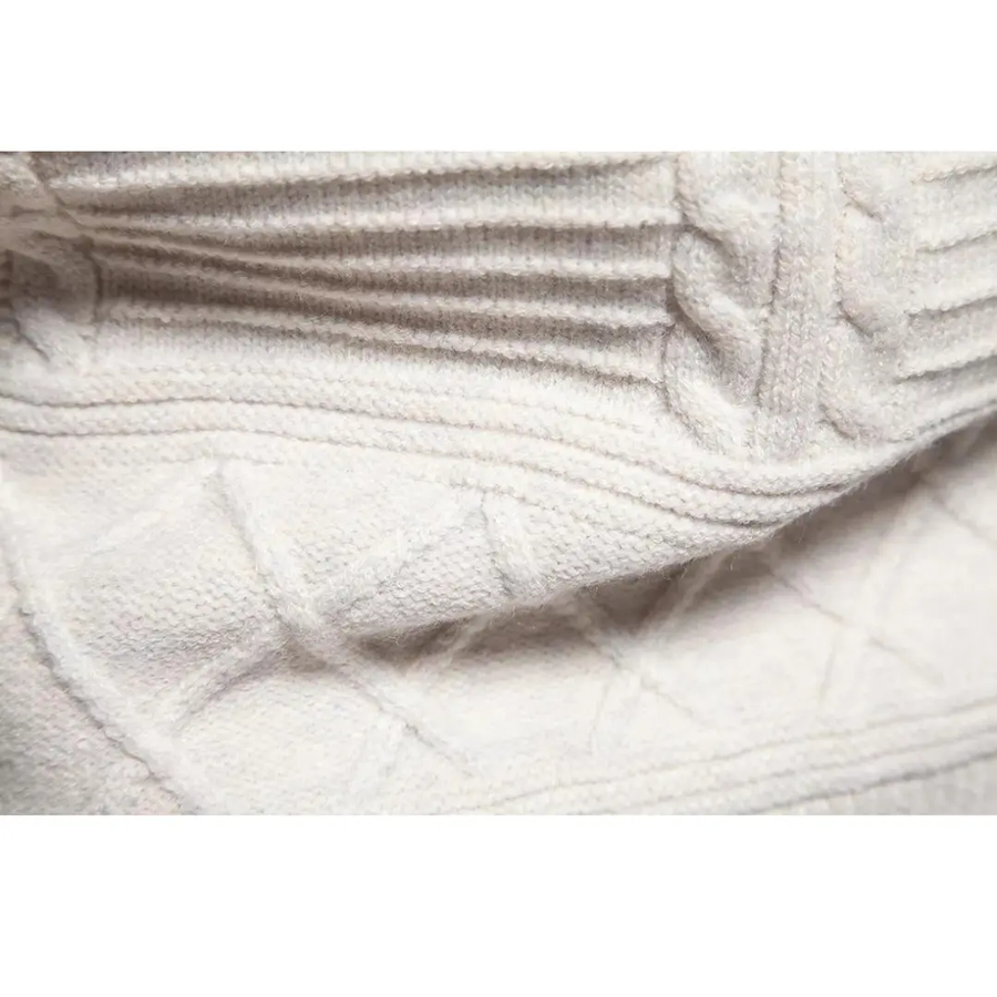 Cable Knit Crewneck - Sweater CAAYWORLD