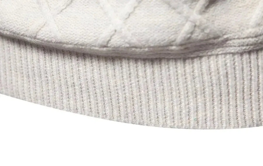 Cable Knit Crewneck - Sweater CAAYWORLD