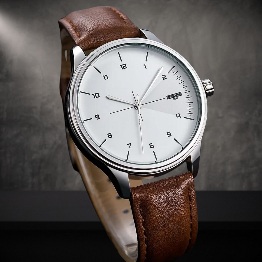 Caldwell Leather Strap - Watch CAAYWORLD MEN