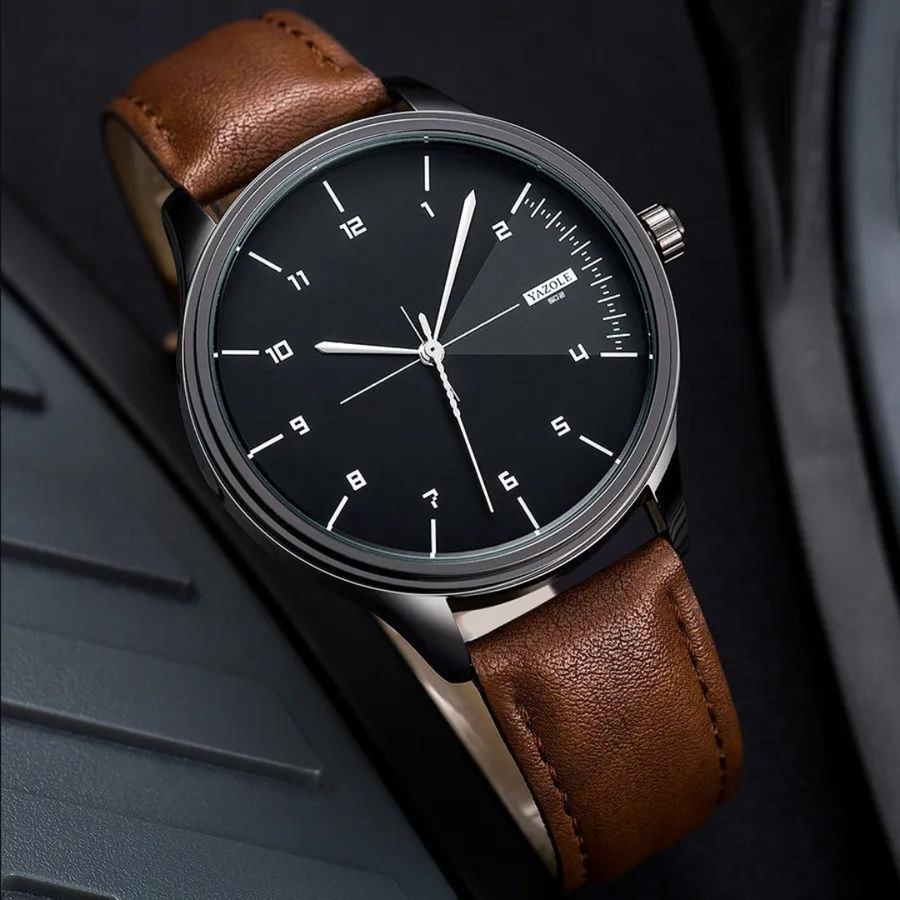 Caldwell Leather Strap - Watch CAAYWORLD MEN