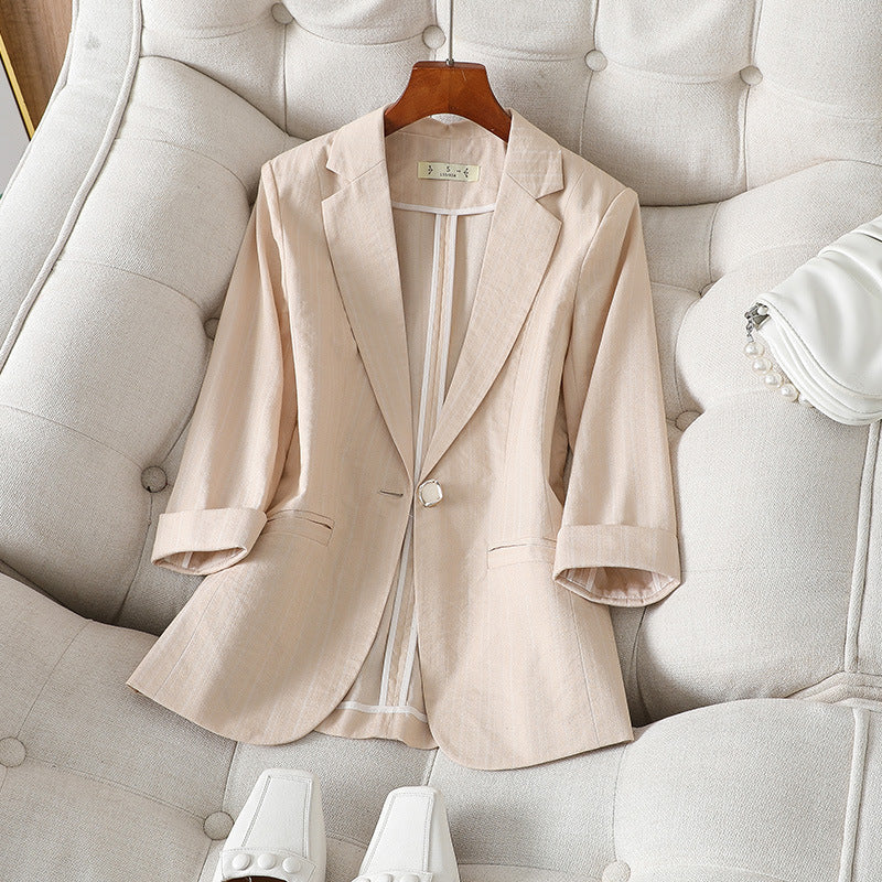 Camille Tailored Linen - Blazer CAAYWORLD