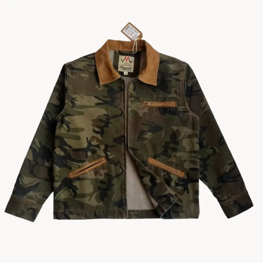 Camo Zip-Front Workwear - Jacket CAAYWORLD