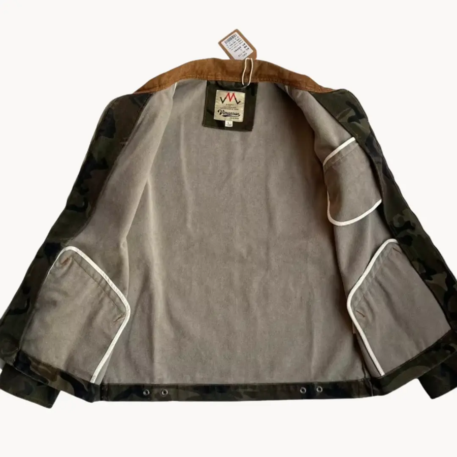 Camo Zip-Front Workwear - Jacket CAAYWORLD