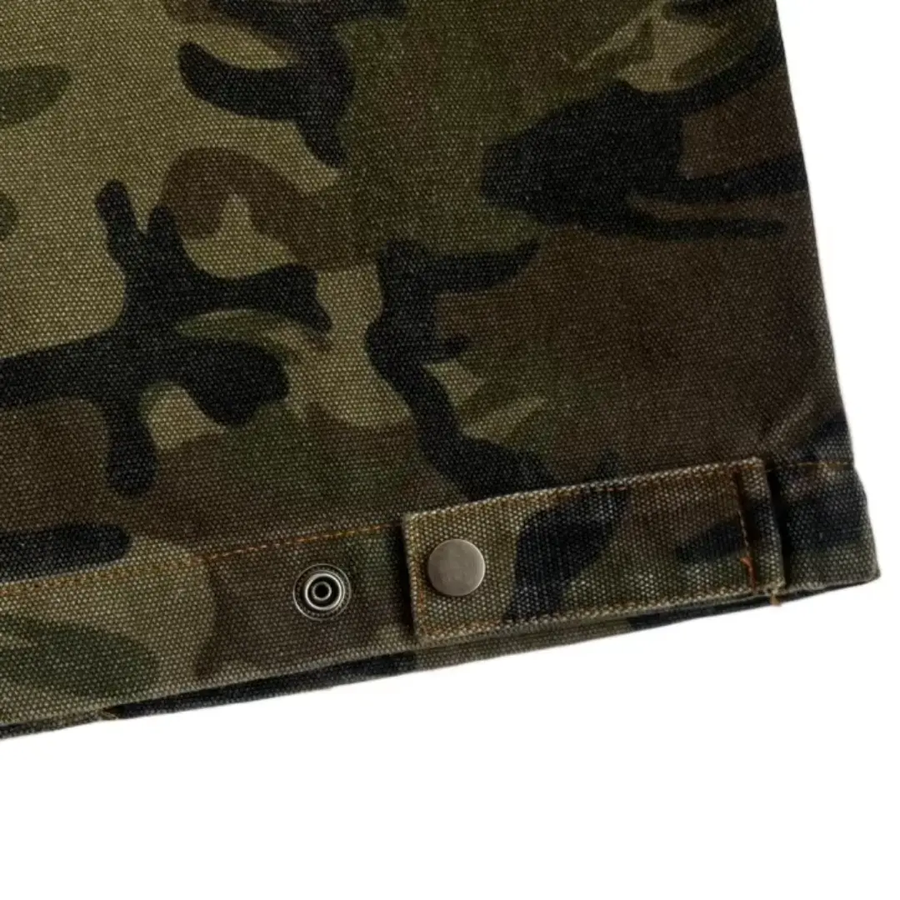 Camo Zip-Front Workwear - Jacket CAAYWORLD