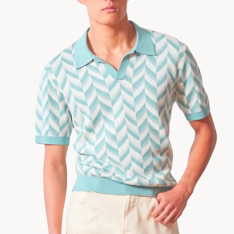 Camp Collar Short Sleeve - Polo Shirt CAAYWORLD