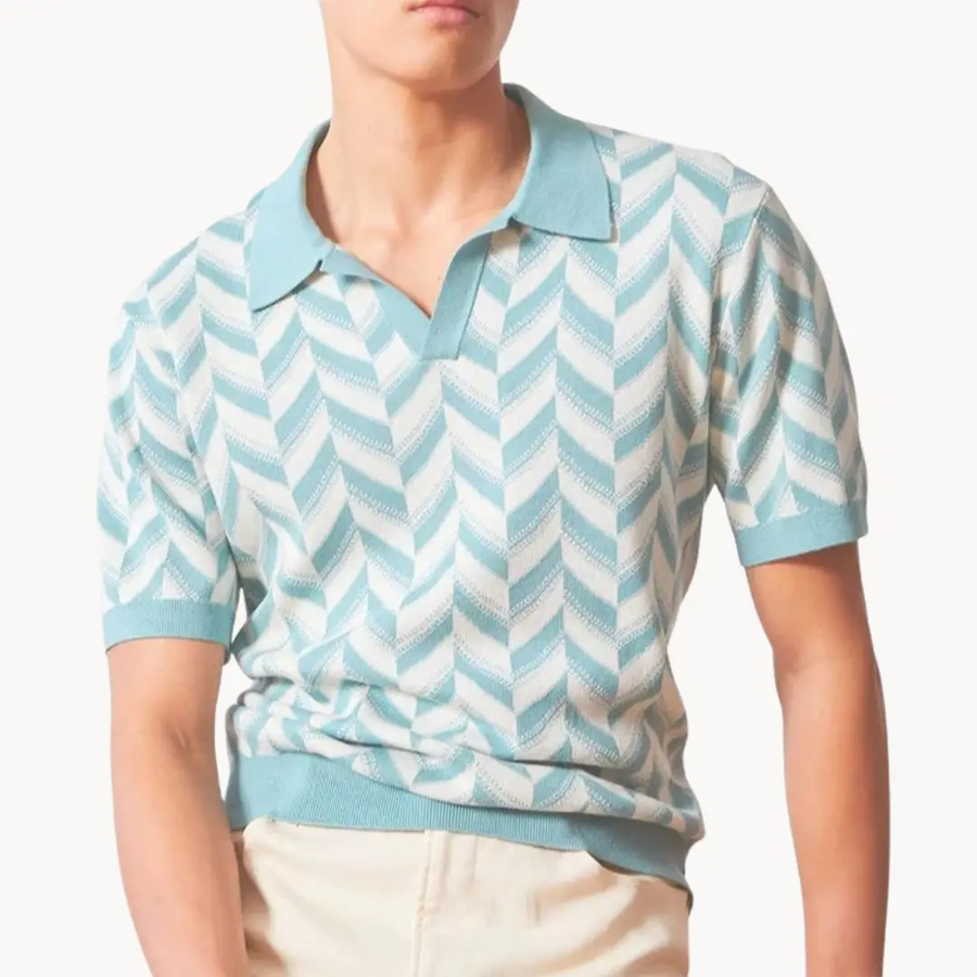 Camp Collar Short Sleeve - Polo Shirt CAAYWORLD