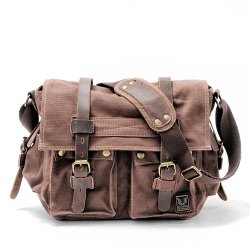 Canvas With Leather Trim - Bag CAAYWORLD