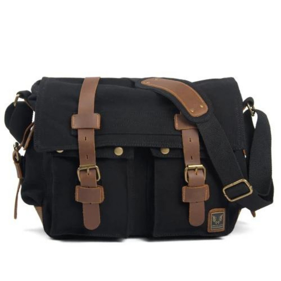 Canvas With Leather Trim - Bag CAAYWORLD
