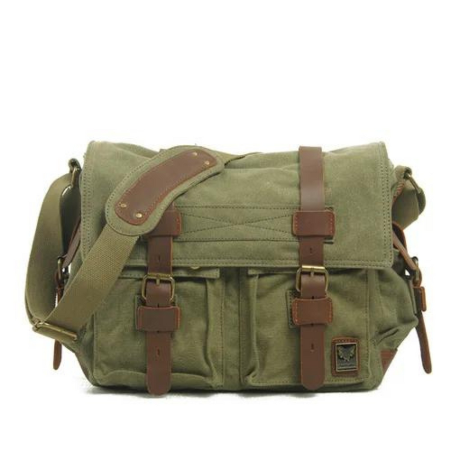 Canvas With Leather Trim - Bag CAAYWORLD