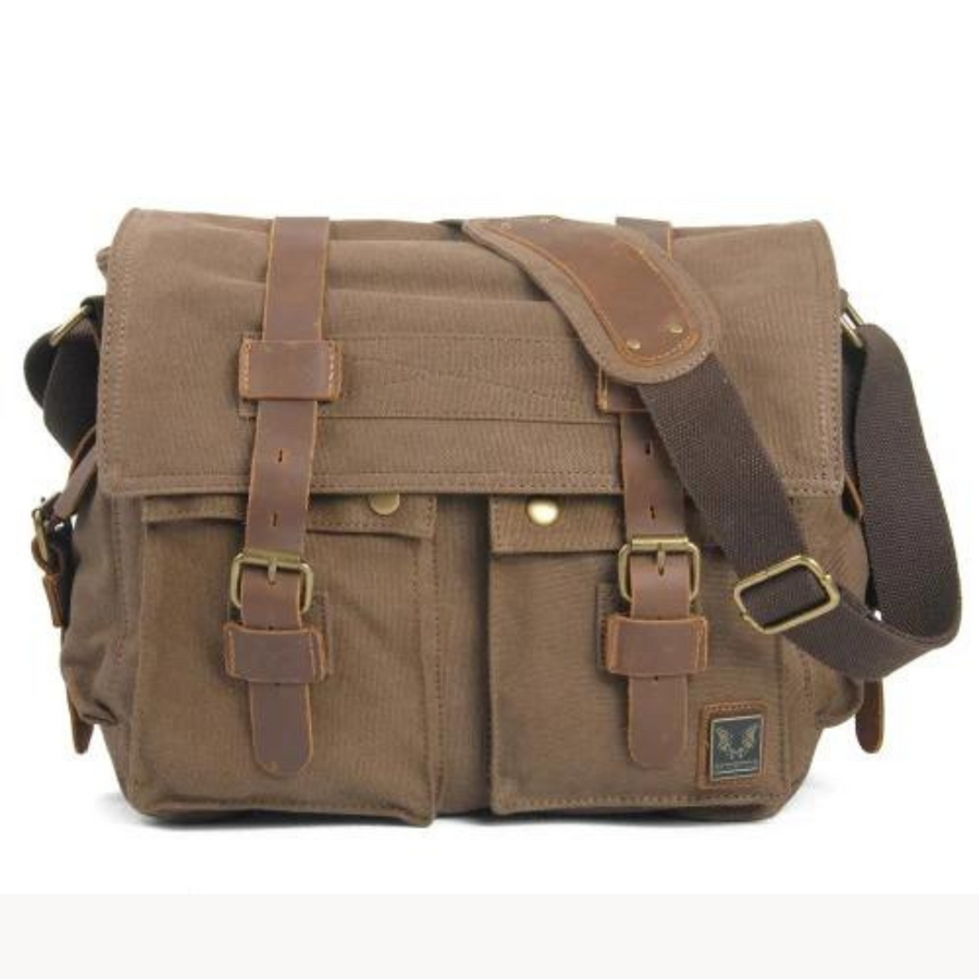 Canvas With Leather Trim - Bag CAAYWORLD