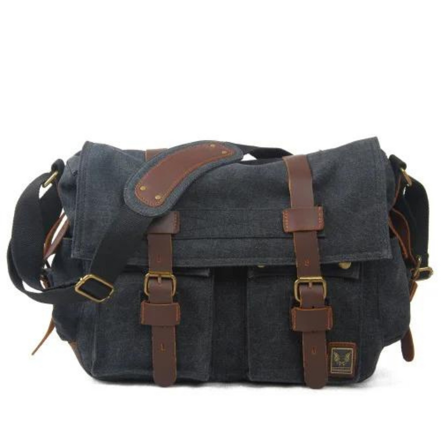 Canvas With Leather Trim - Bag CAAYWORLD