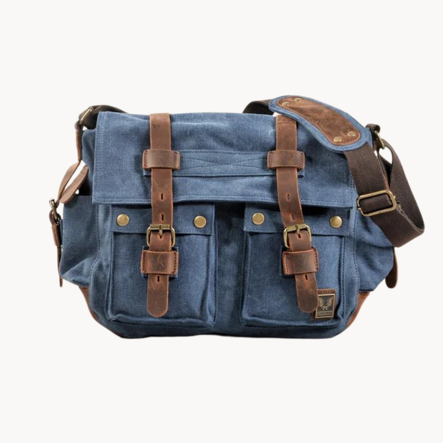 Canvas With Leather Trim - Bag CAAYWORLD