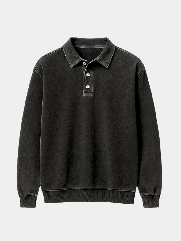 Canyon Mist Long Sleeve Polo Shirt – CAAYWORLD CAAYWORLD
