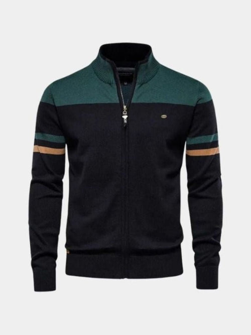 Cardigan Sweater Zipper Standing Collar Knitwear - CAAYWORLD CAAYWORLD
