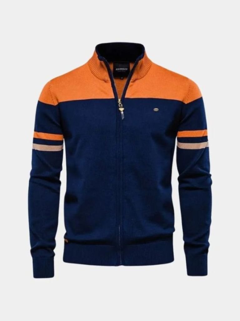 Cardigan Sweater Zipper Standing Collar Knitwear - CAAYWORLD CAAYWORLD