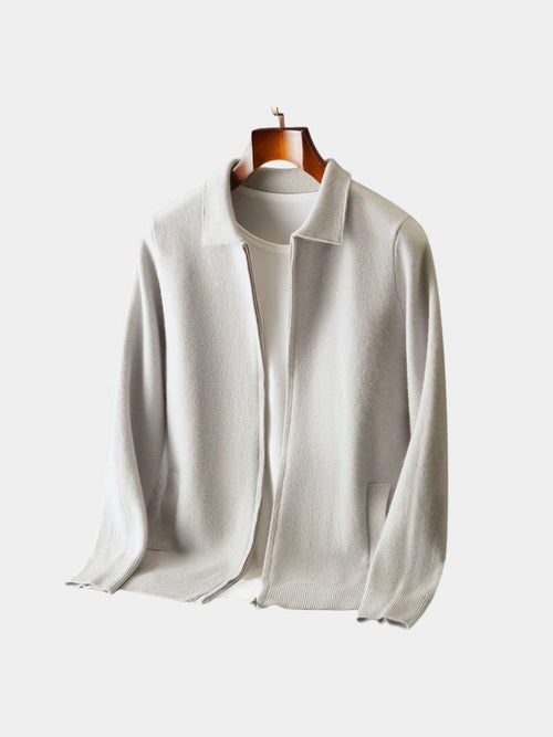 Cashmere Heritage Knit Jacket - CAAYWORLD CAAYWORLD