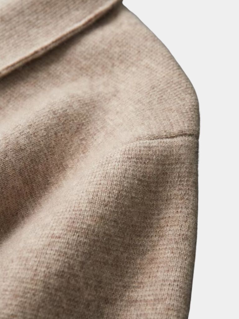 Cashmere Heritage Knit Jacket - CAAYWORLD CAAYWORLD