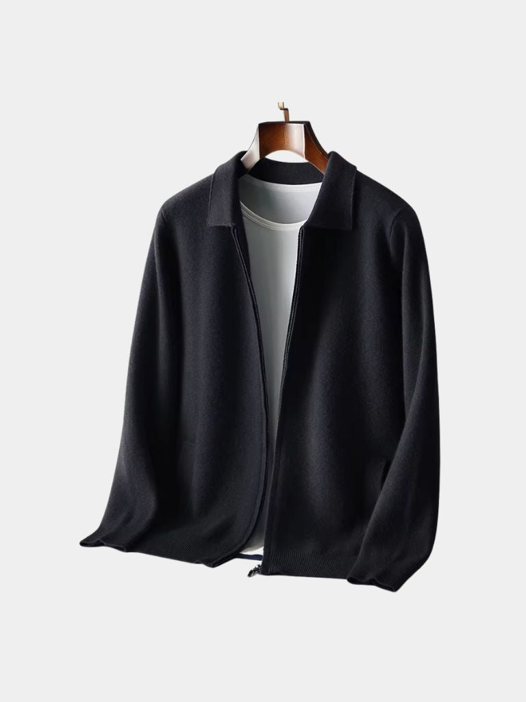 Cashmere Heritage Knit Jacket - CAAYWORLD CAAYWORLD