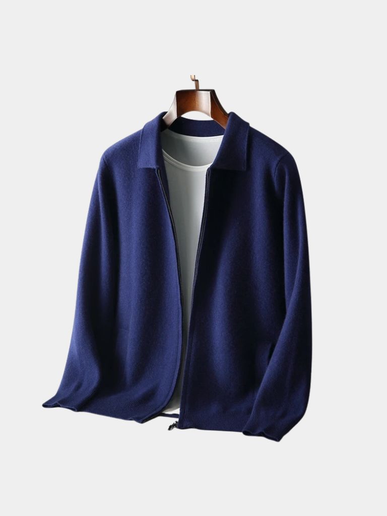 Cashmere Heritage Knit Jacket - CAAYWORLD CAAYWORLD