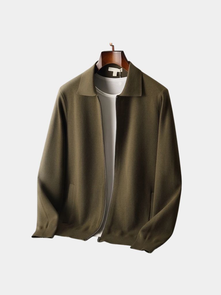 Cashmere Heritage Knit Jacket - CAAYWORLD CAAYWORLD