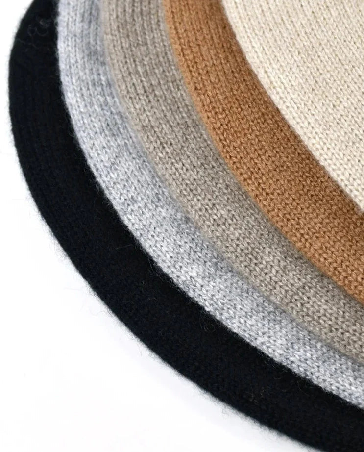Cashmere Ribbed Fold-Over - Beanie CAAYWORLD MEN