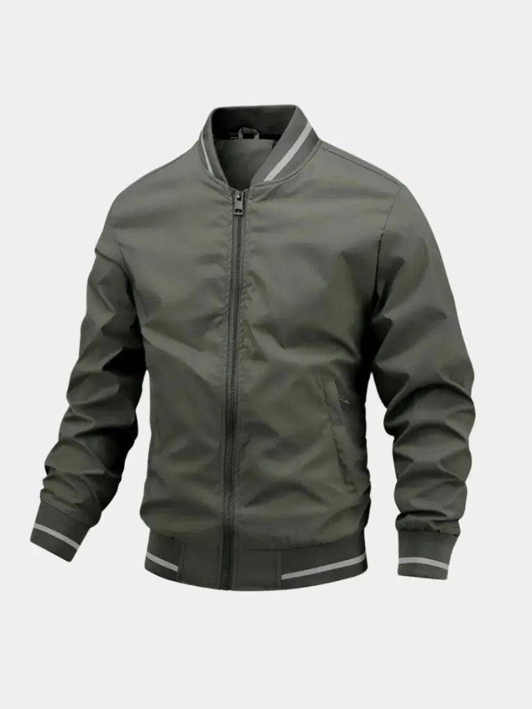 Casual Baseball Bomber Jacket - CAAYWORLD CAAYWORLD