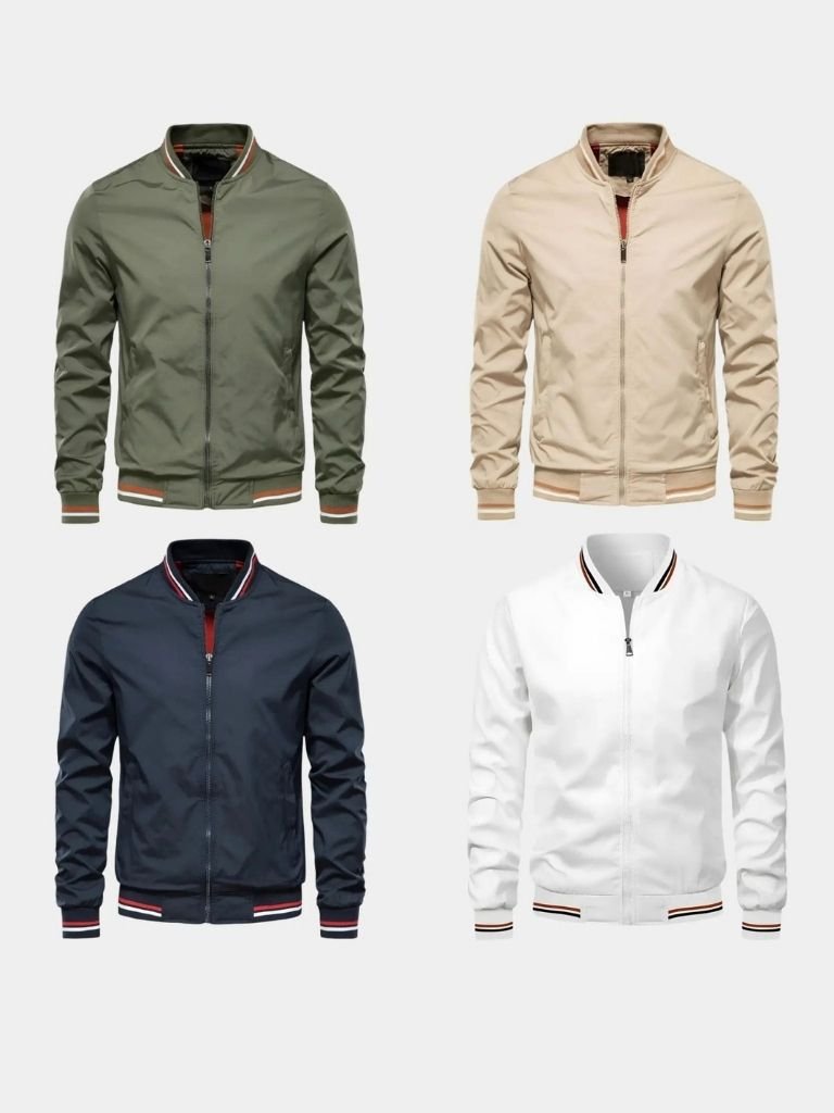 Casual Bomber Jacket - CAAYWORLD CAAYWORLD