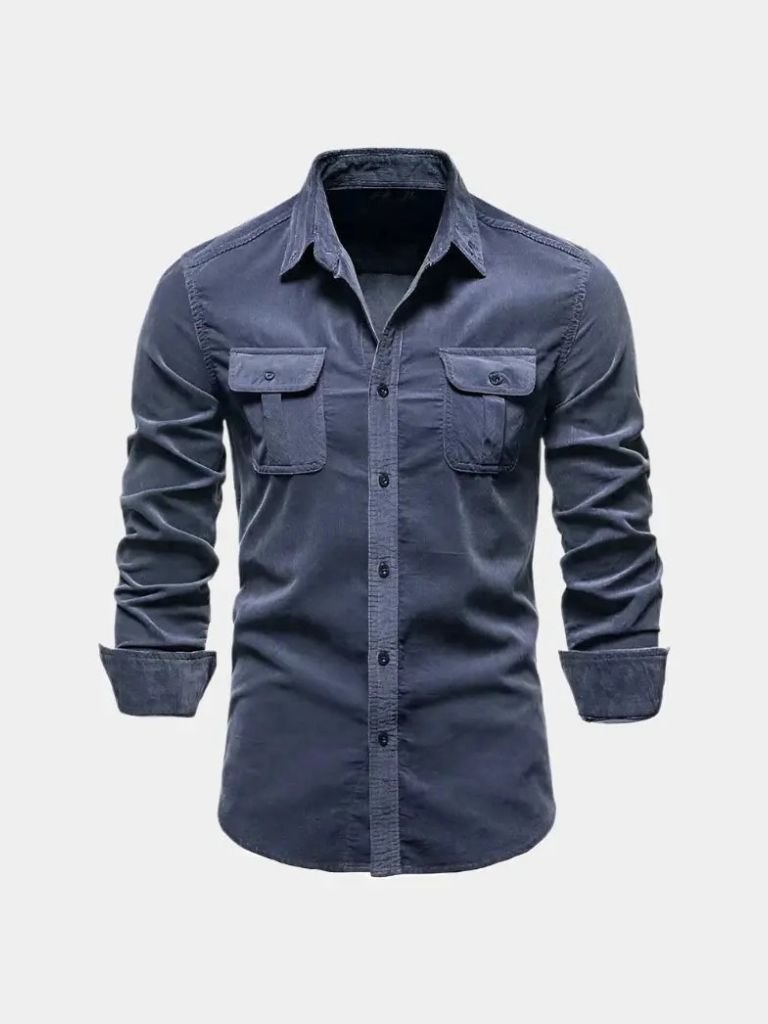 Casual Business Corduroy Shirt - CAAYWORLD CAAYWORLD