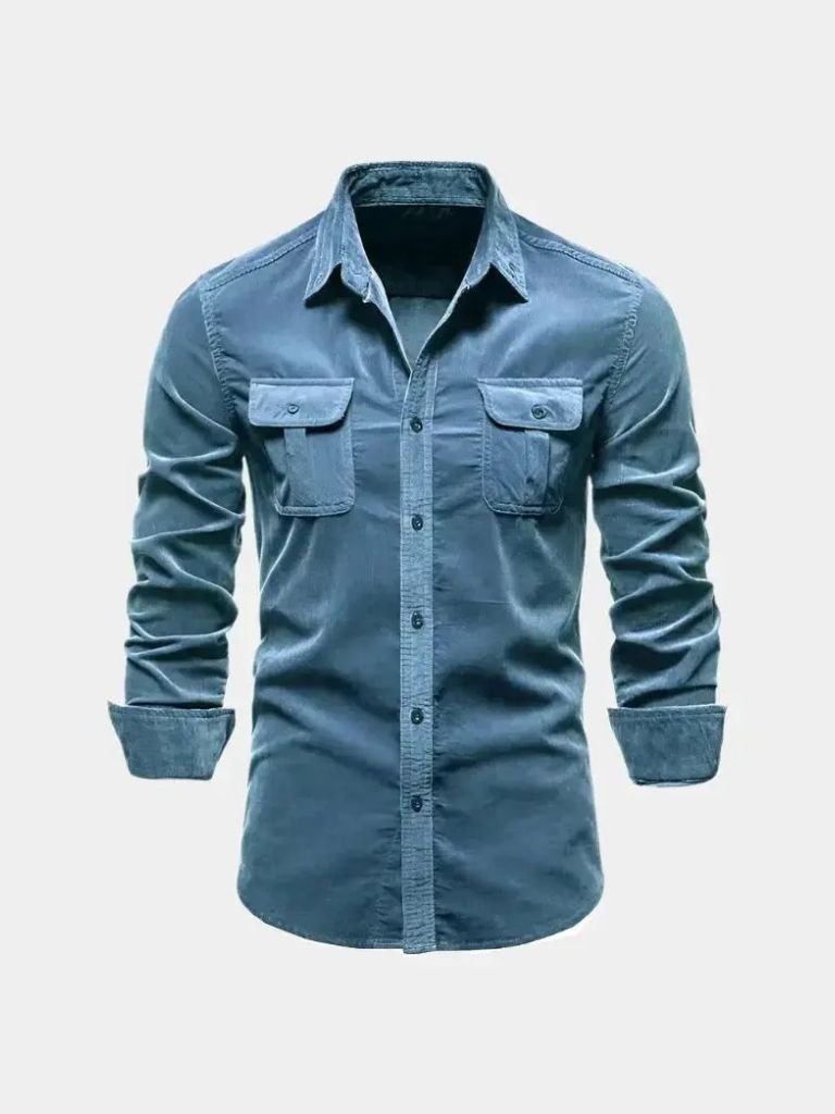 Casual Business Corduroy Shirt - CAAYWORLD CAAYWORLD