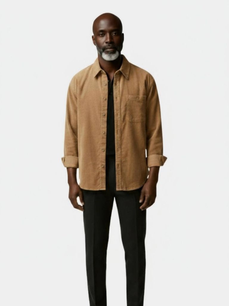 Casual Corduroy Shirt - CAAYWORLD CAAYWORLD