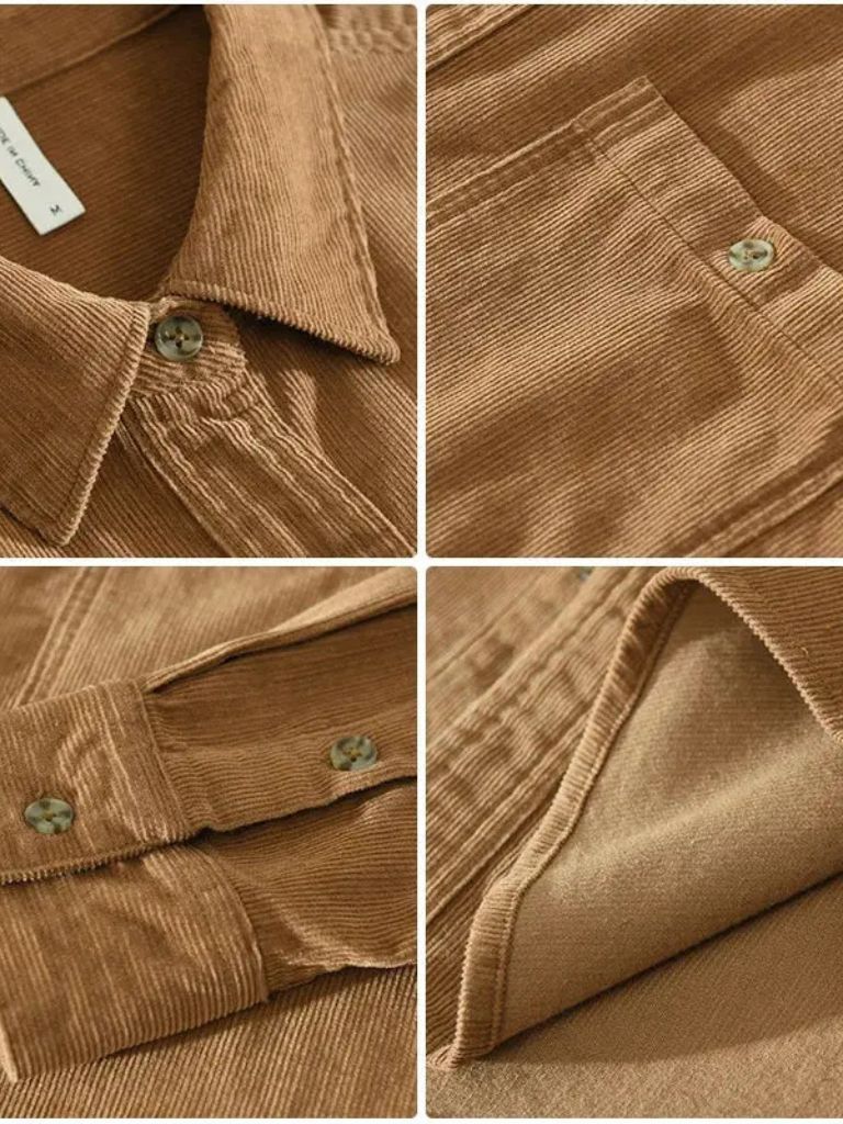 Casual Corduroy Shirt - CAAYWORLD CAAYWORLD