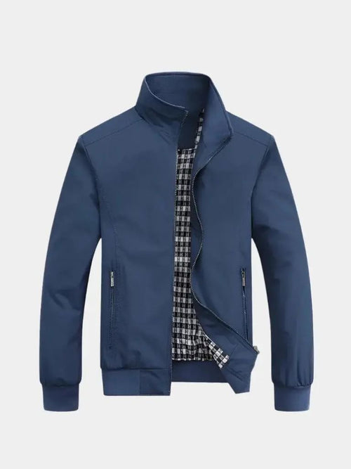 Casual Solid Bomber Jacket - CAAYWORLD CAAYWORLD