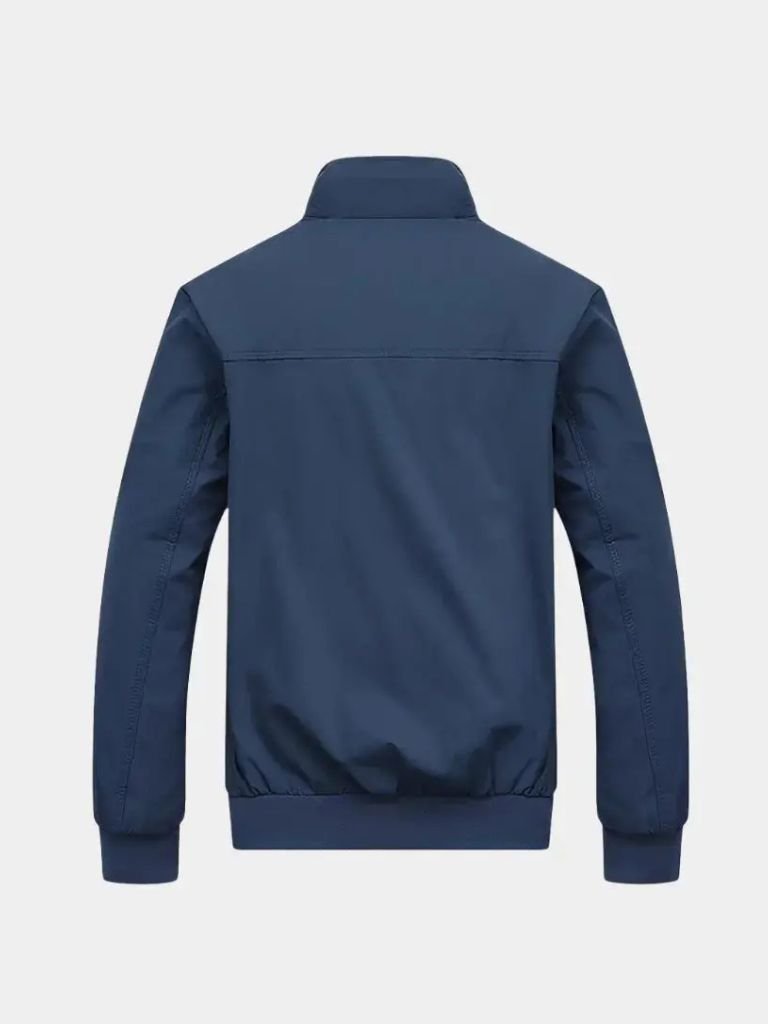 Casual Solid Bomber Jacket - CAAYWORLD CAAYWORLD