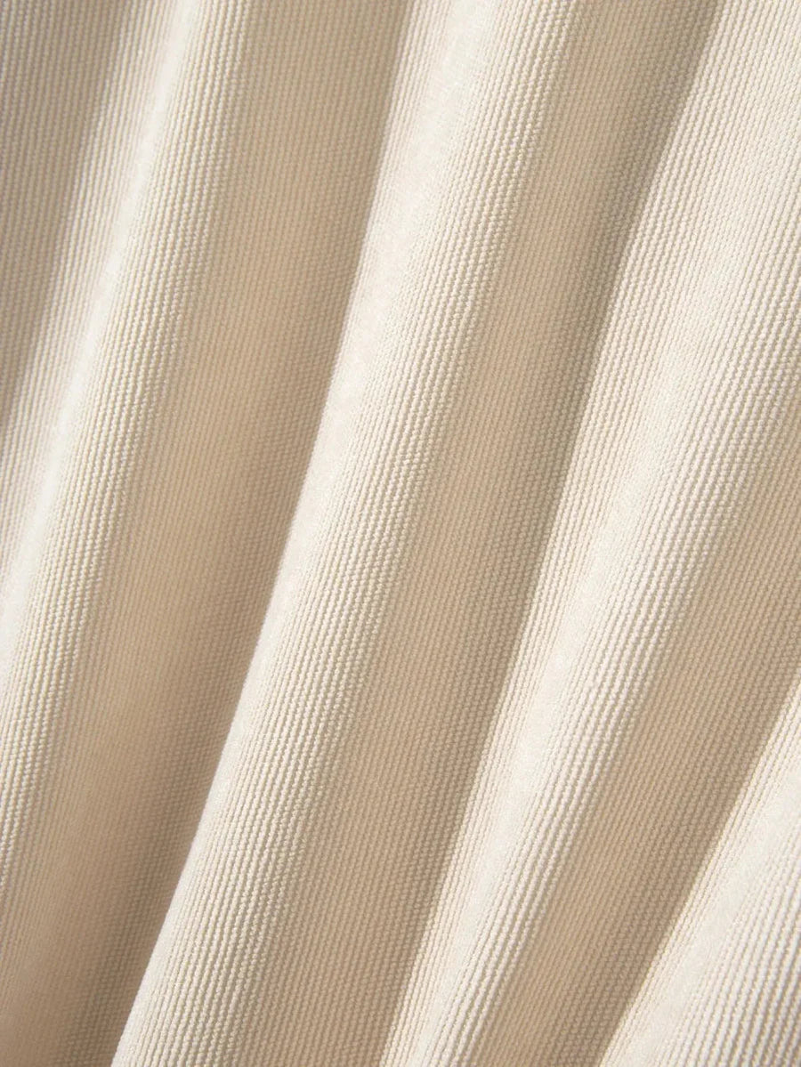 Casual Solid Corduroy Shirt - CAAYWORLD CAAYWORLD